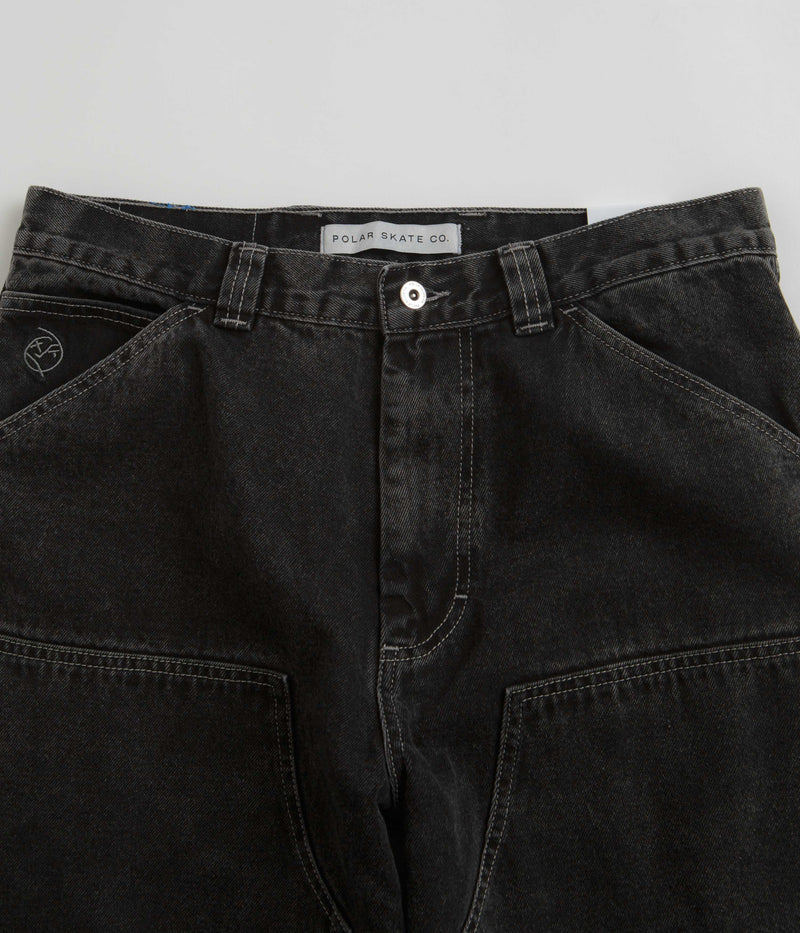 Polar Big Boy Work Pants in Silver Black