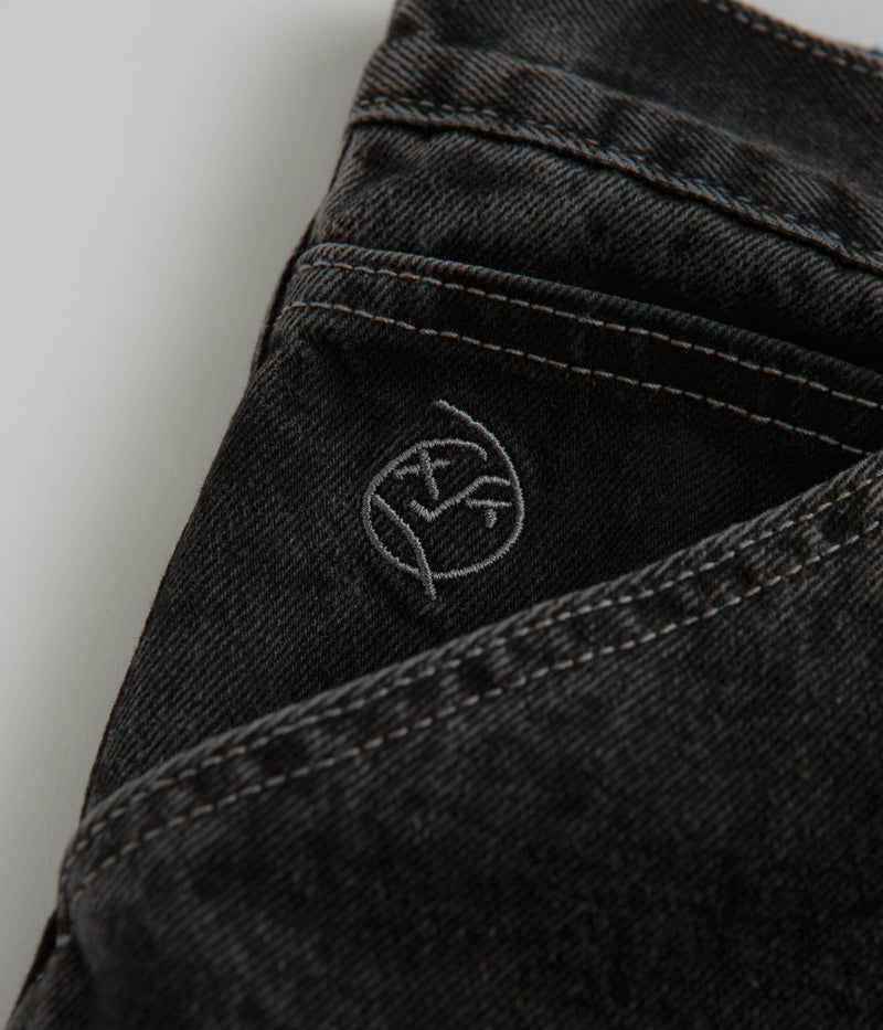 Polar Big Boy Work Pants in Silver Black