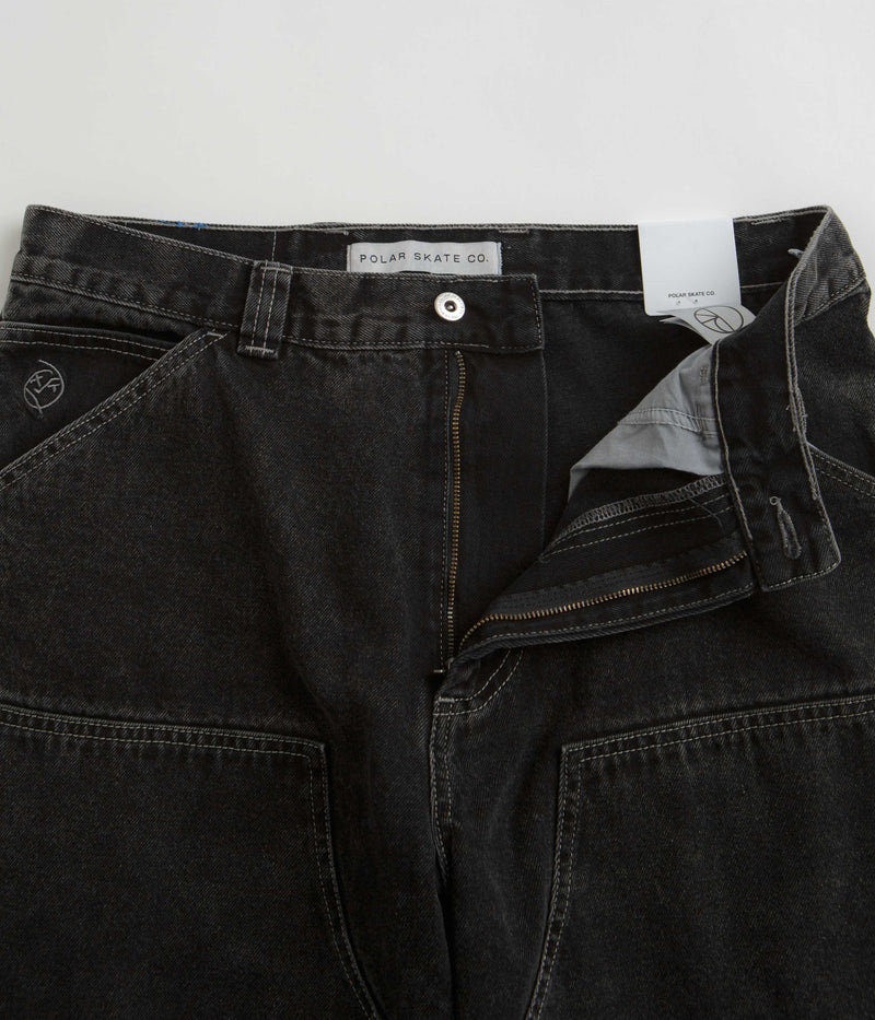 Polar Big Boy Work Pants in Silver Black