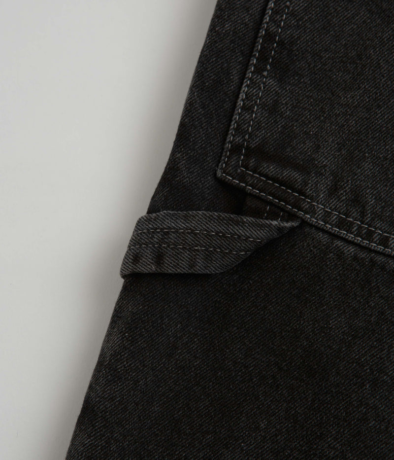 Polar Big Boy Work Pants in Silver Black