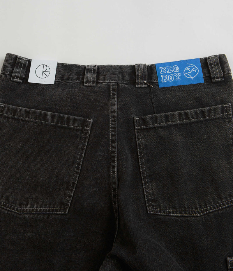 Polar Big Boy Work Pants in Silver Black