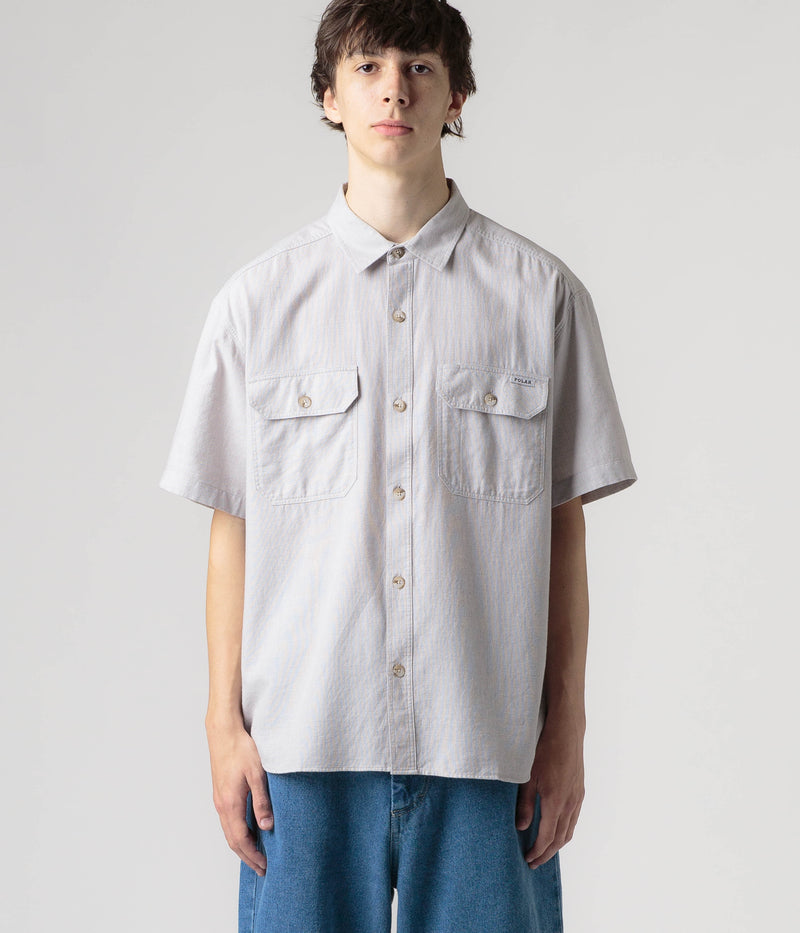 Polar Bob Short Sleeve Shirt in Grey