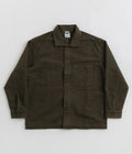 Polar Brushed Twill Theodore Overshirt in Brown