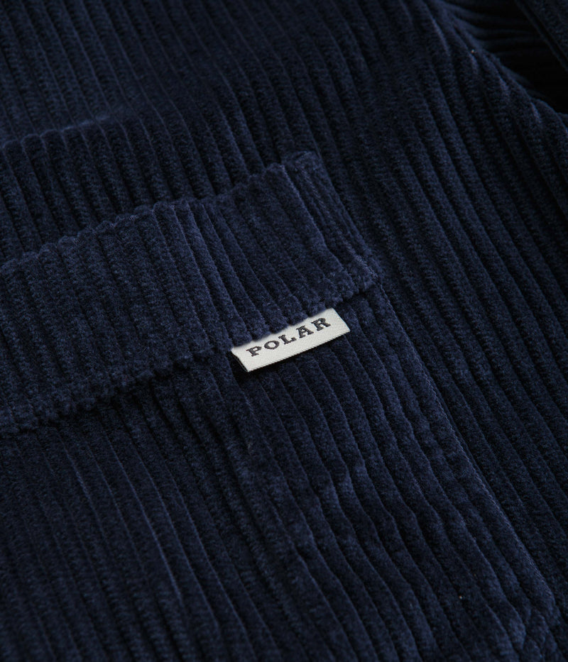 Polar Cord Big Boy Overshirt in Dark Blue