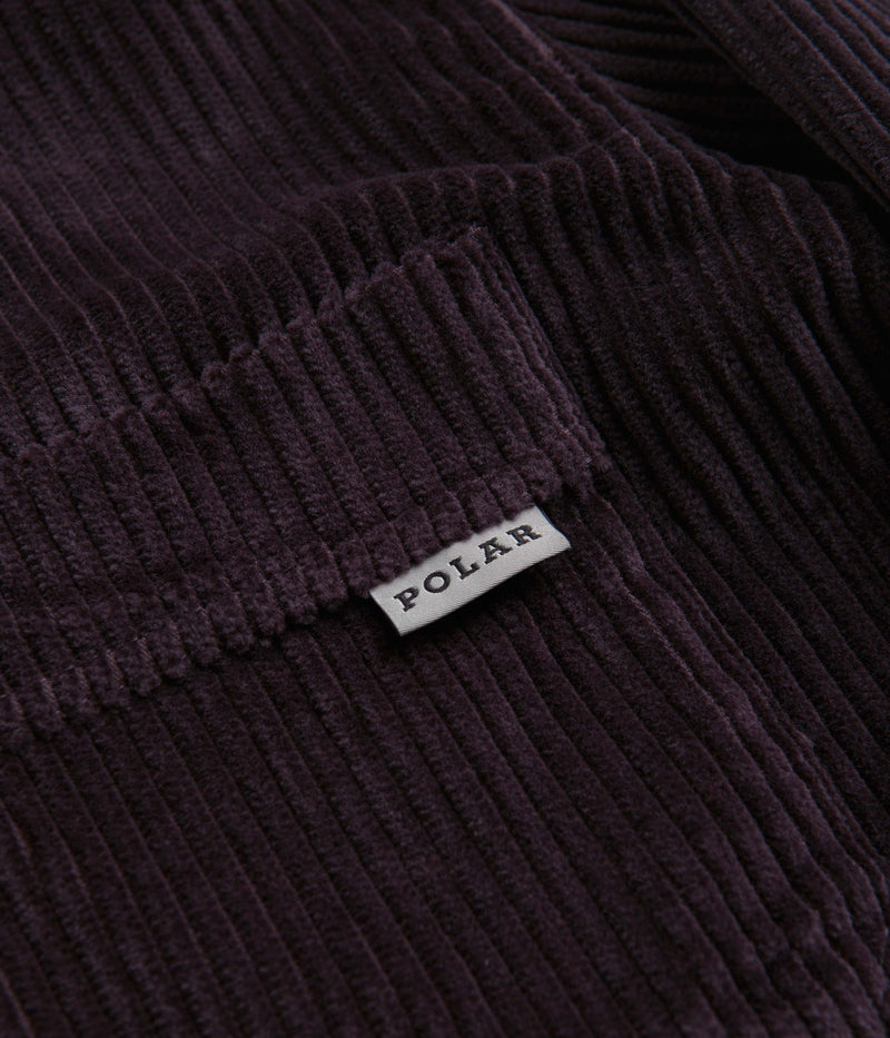 Polar Cord Shirt in Dark Violet