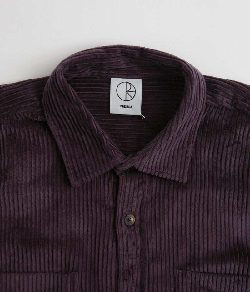 Polar Cord Shirt in Dark Violet
