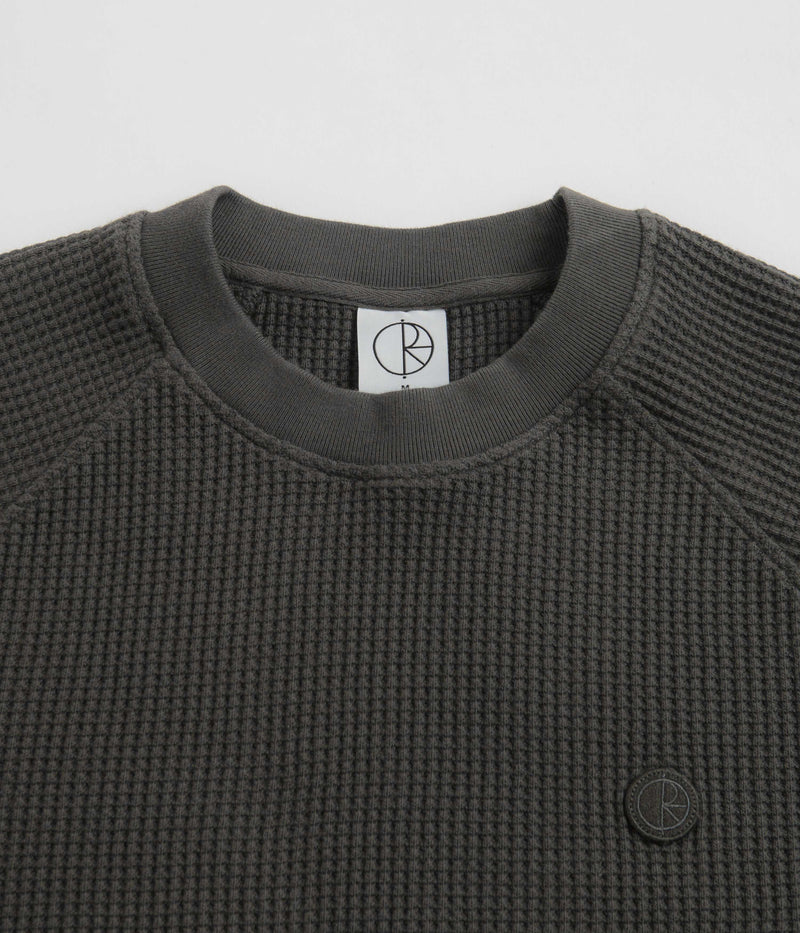 Polar Dan Long Sleeve T-Shirt in Dirty Black