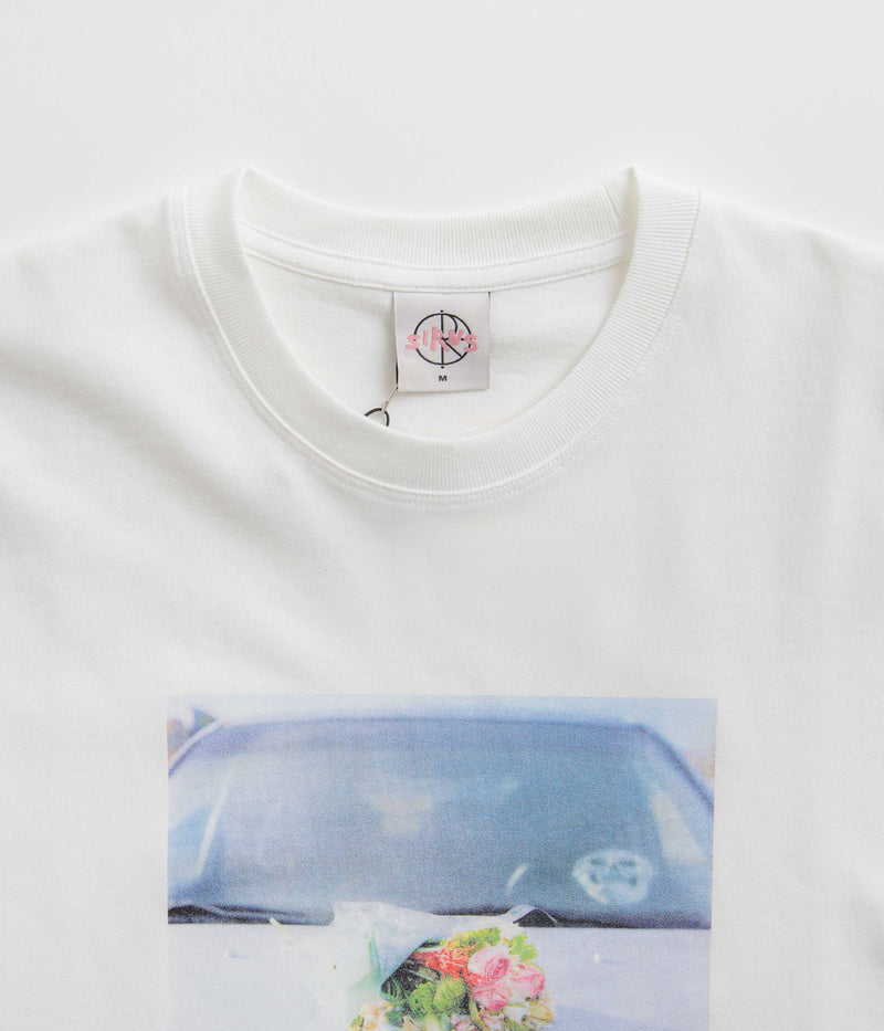 Polar Dead Flowers T-Shirt in White