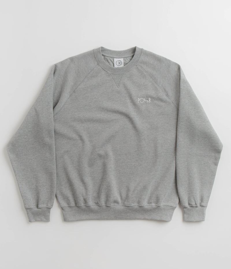 Polar Default Crewneck Sweatshirt in Heather Grey