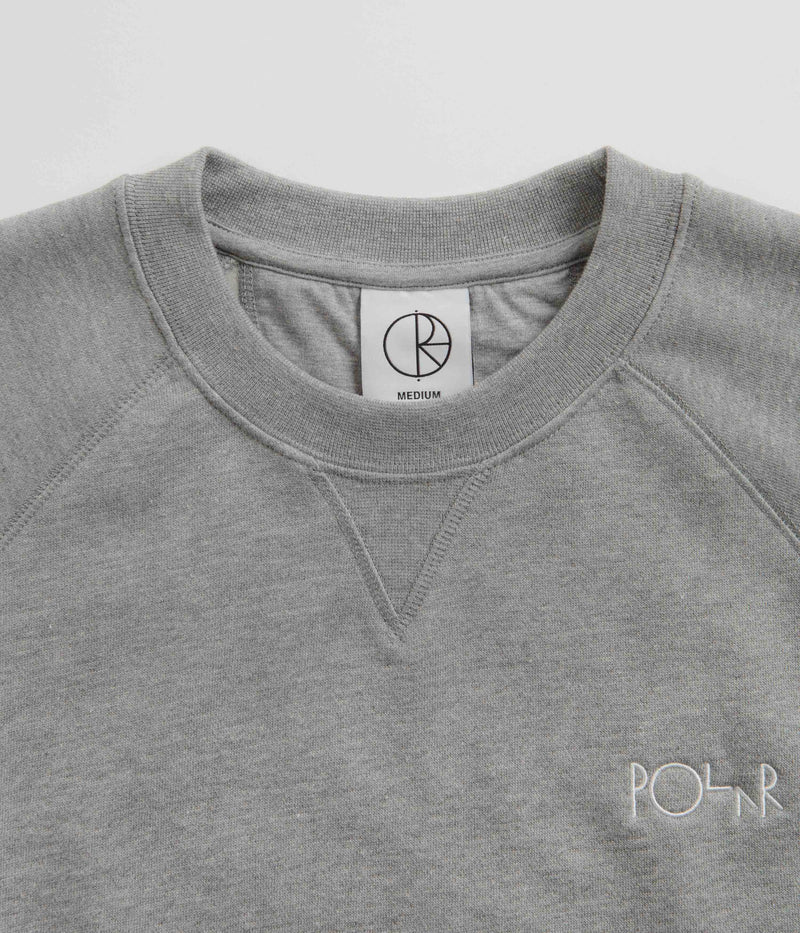 Polar Default Crewneck Sweatshirt in Heather Grey