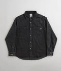Polar Denim Mike Shirt in Silver Black