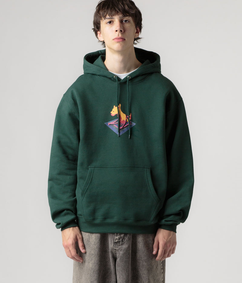Polar Dog Dave Hoodie in Dark Green