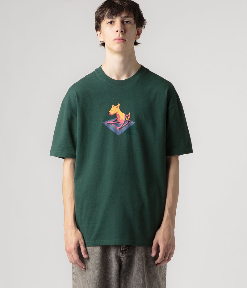 Polar Dog T-Shirt in Dark Green