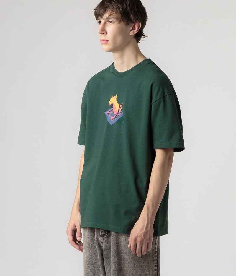 Polar Dog T-Shirt in Dark Green