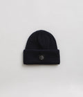 Polar Double Fold Merino Beanie in Navy