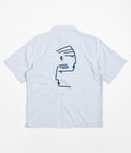 Polar Dual Personality Bowling Shirt in Light Blue and Navy