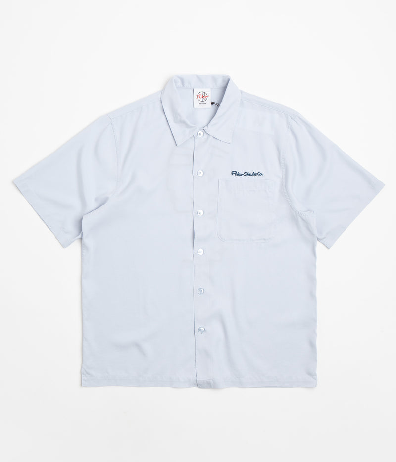 Polar Dual Personality Bowling Shirt in Light Blue and Navy