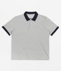 Polar Duo Polo Shirt in Heather Grey