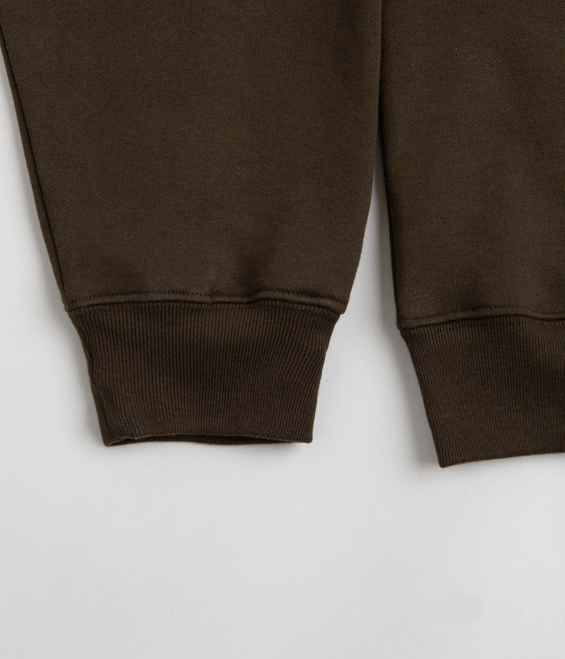Polar Earthquake Dave Crewneck Sweatshirt in Brown