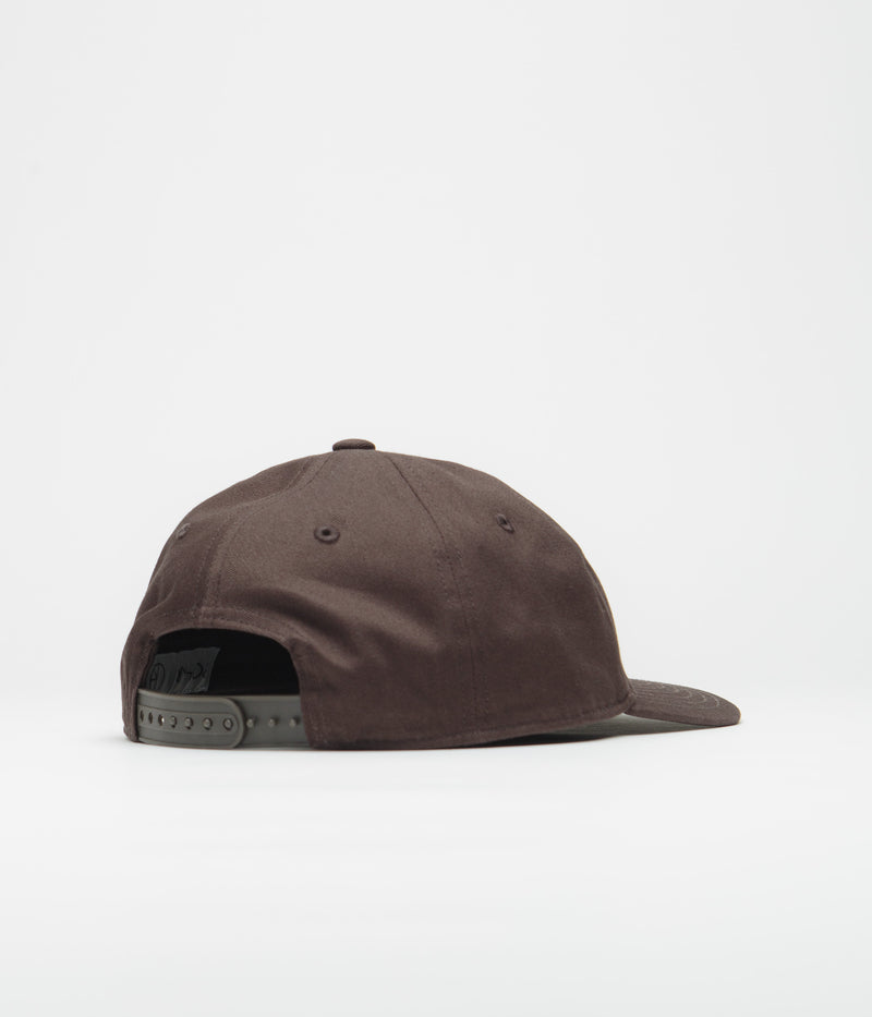 Polar Earthquake Patch Cap in Brown and Yellow