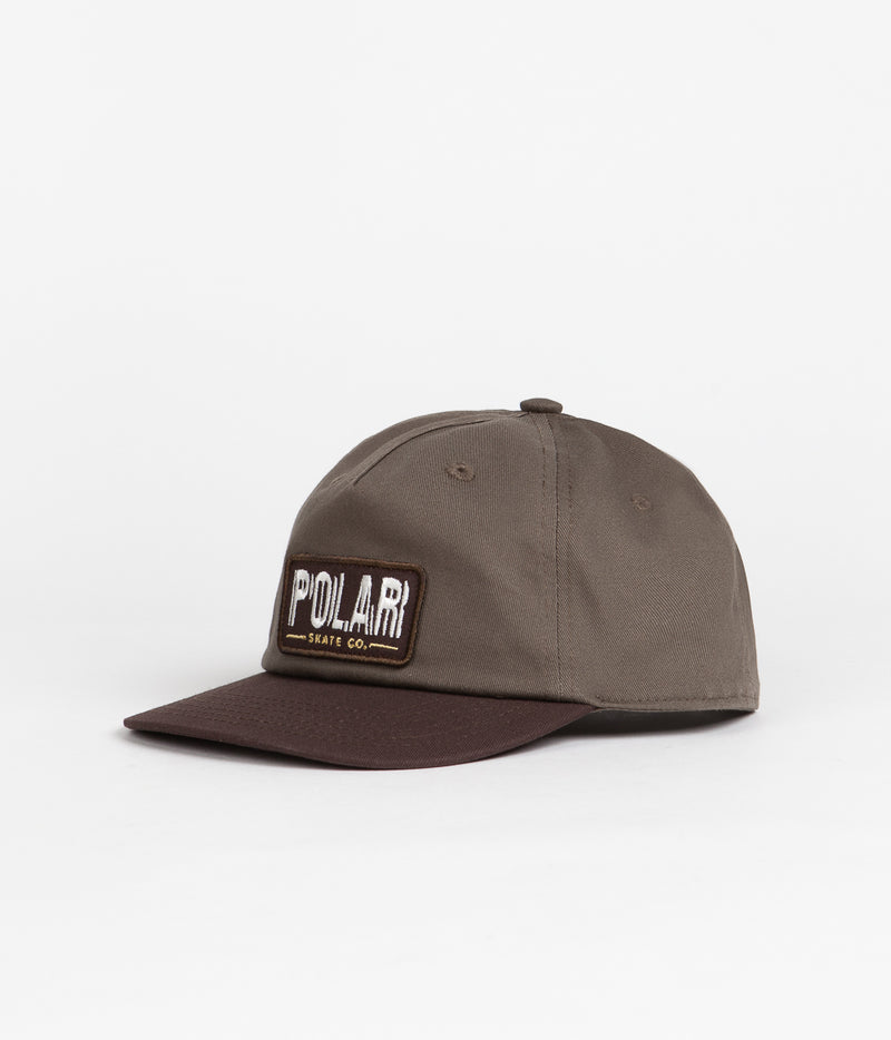 Polar Earthquake Patch Cap in Brown