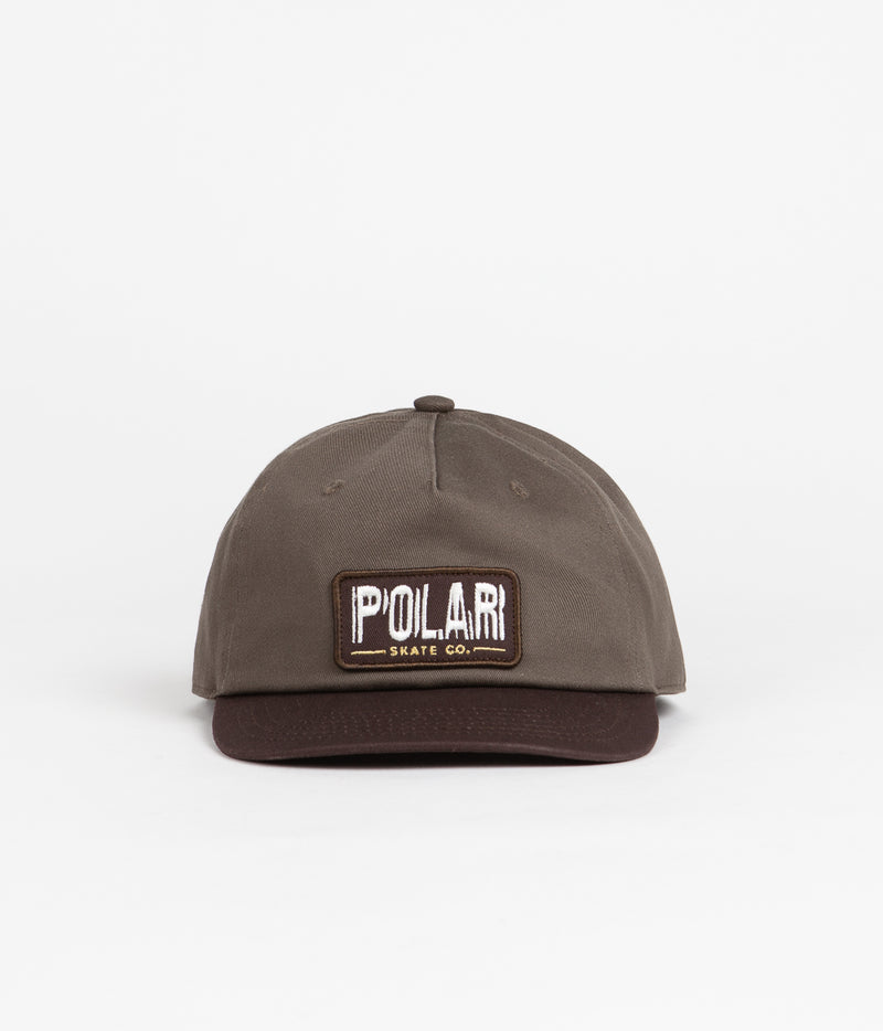 Polar Earthquake Patch Cap in Brown
