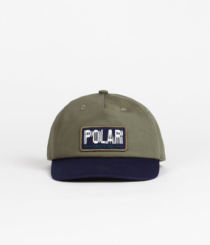 Polar Earthquake Patch Cap in Uniform Green