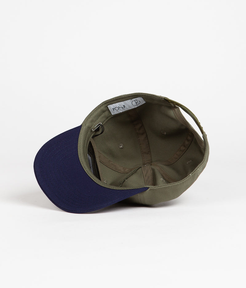 Polar Earthquake Patch Cap in Uniform Green