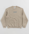 Polar Faces Dave Crewneck Sweatshirt in Taupe