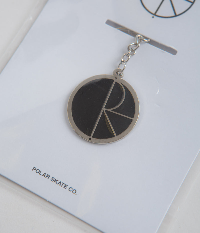 Polar Fill Logo Key Chain in Multi