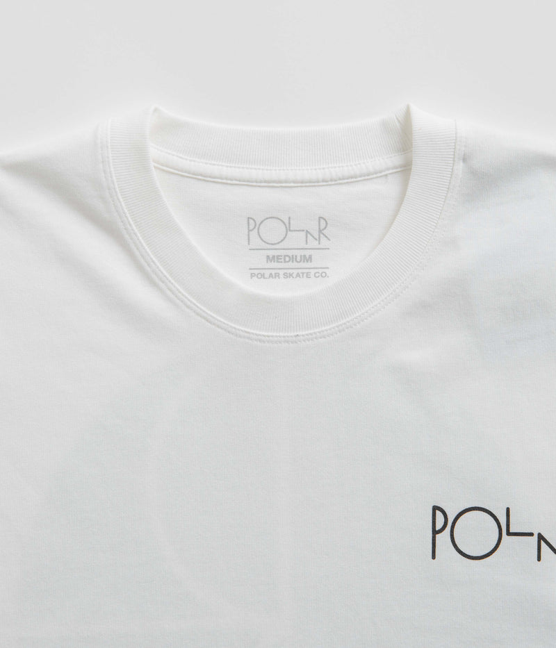 Polar Fill Logo T-Shirt in White and Black