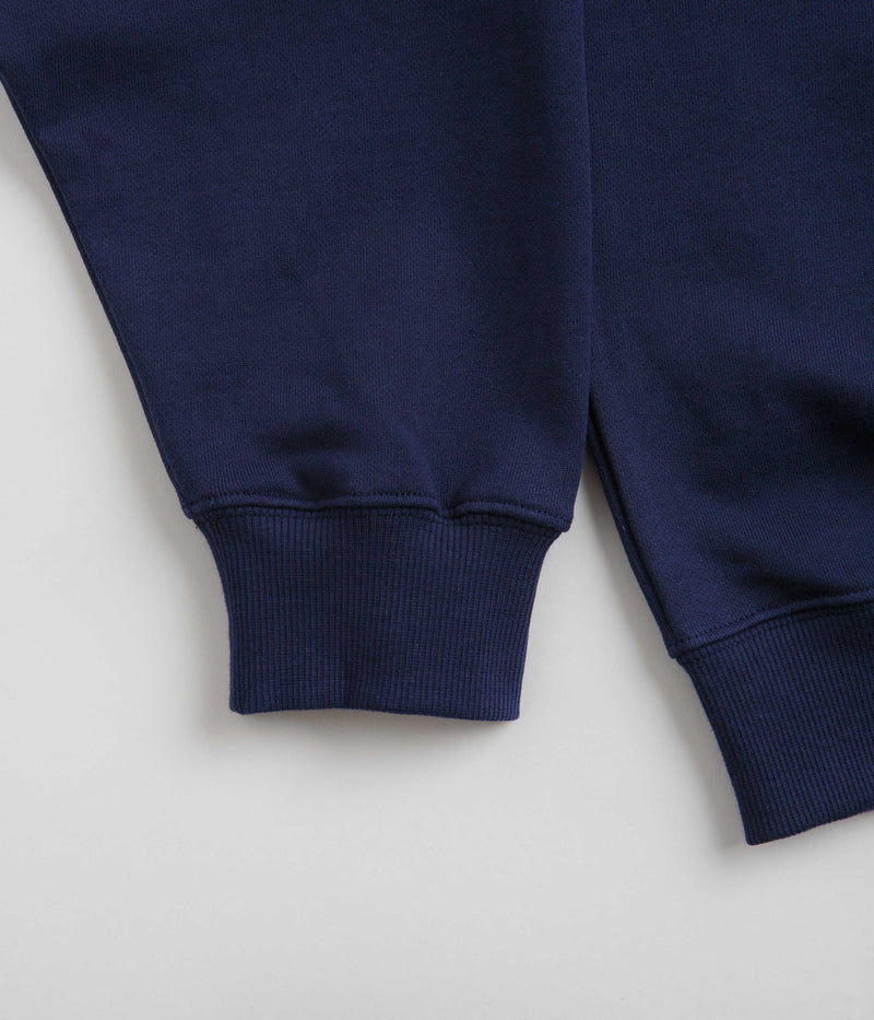 Polar Frank Half Zip Sweatshirt in Dark Blue