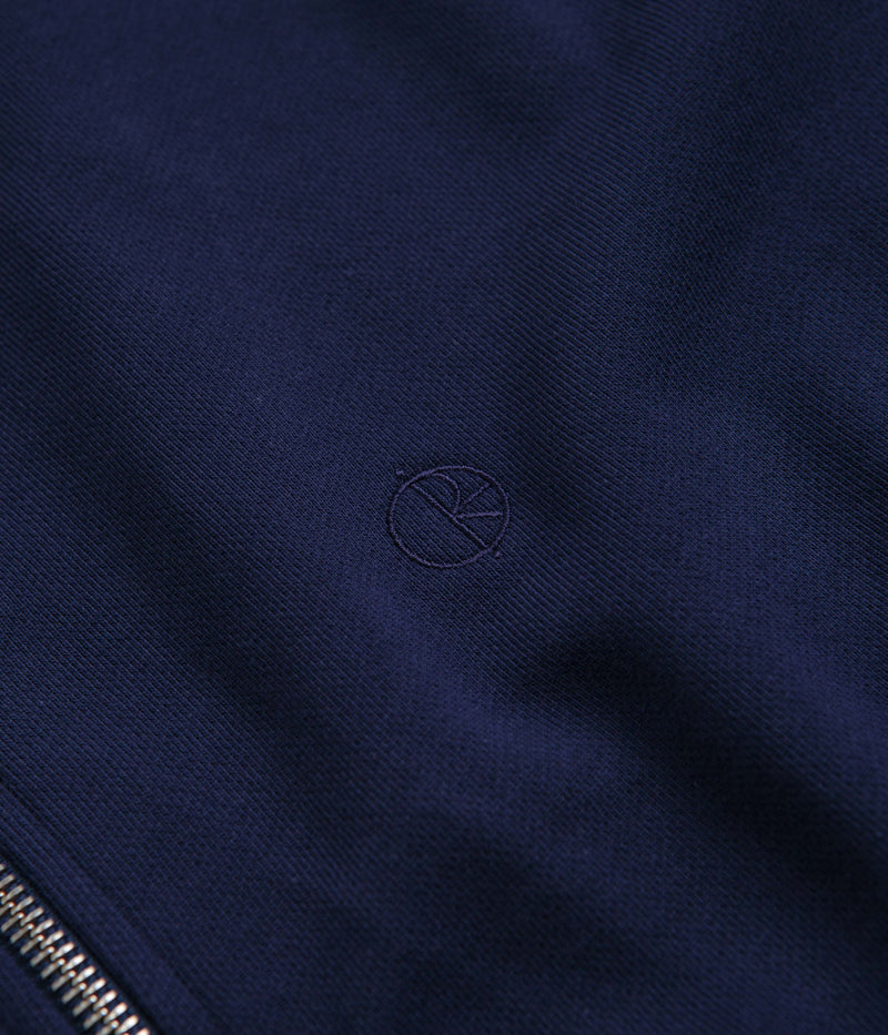 Polar Frank Half Zip Sweatshirt in Dark Blue