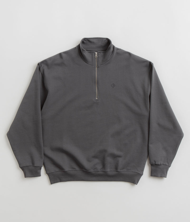 Polar Frank Half Zip Sweatshirt in Graphite