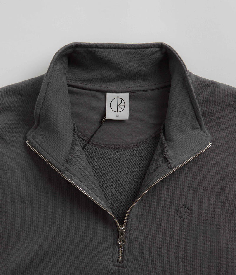 Polar Frank Half Zip Sweatshirt in Graphite