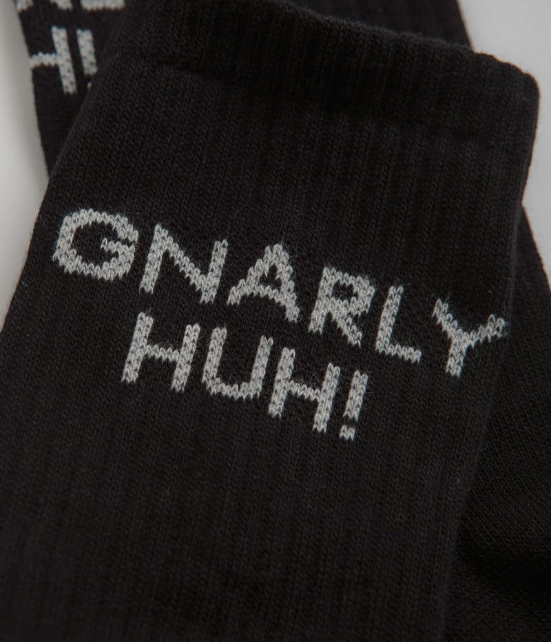 Polar Gnarly Huh Socks in Black