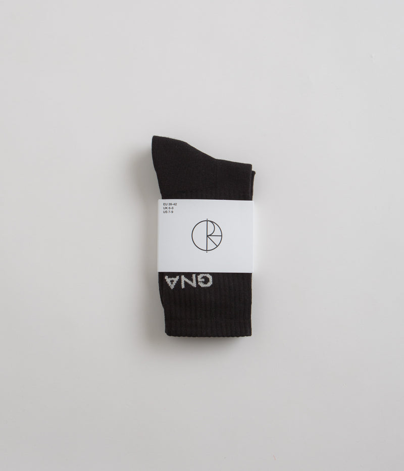 Polar Gnarly Huh Socks in Black