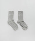 Polar Gnarly Huh Socks in Heather Grey