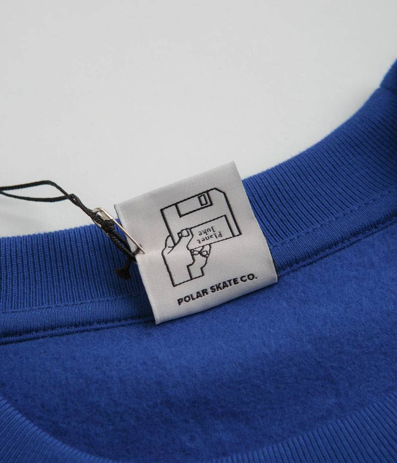 Polar Graph Dave Crewneck Sweatshirt in Egyptian Blue