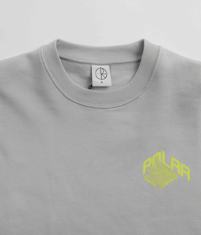 Polar Graph Dave Crewneck Sweatshirt in Silver