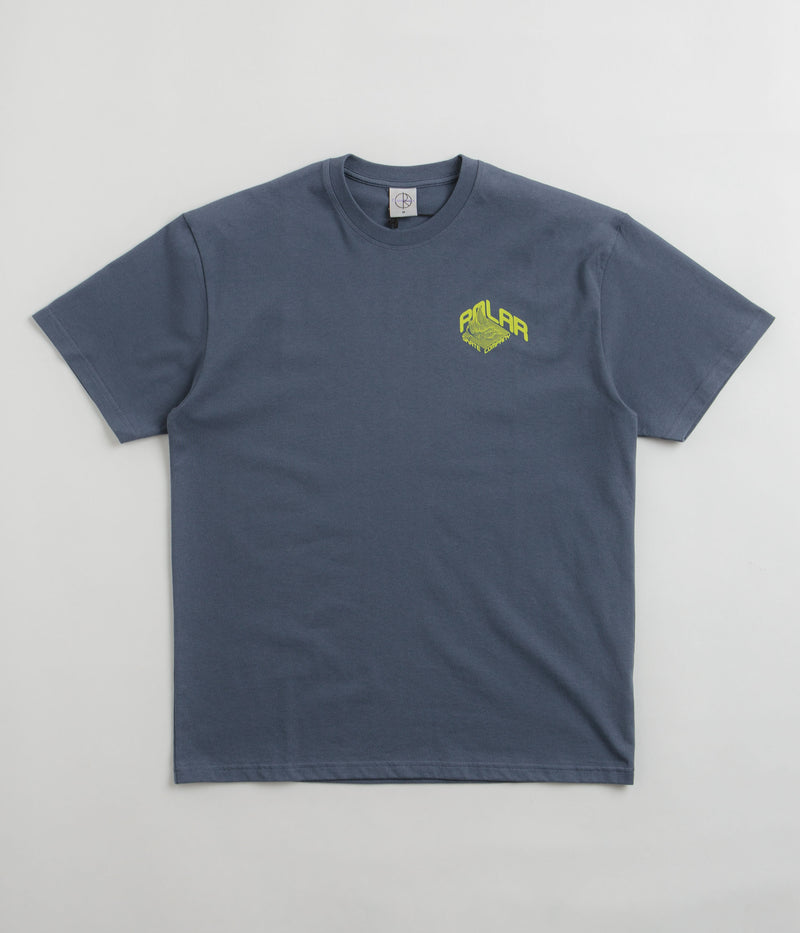 Polar Graph T-Shirt in Grey Blue