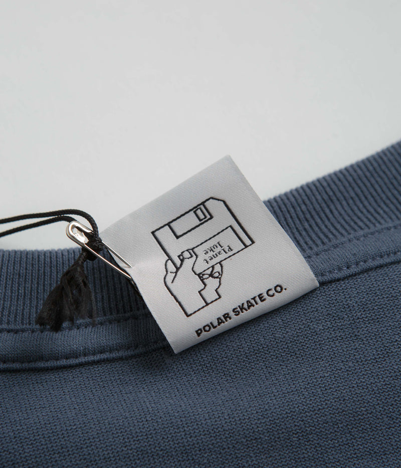 Polar Graph T-Shirt in Grey Blue