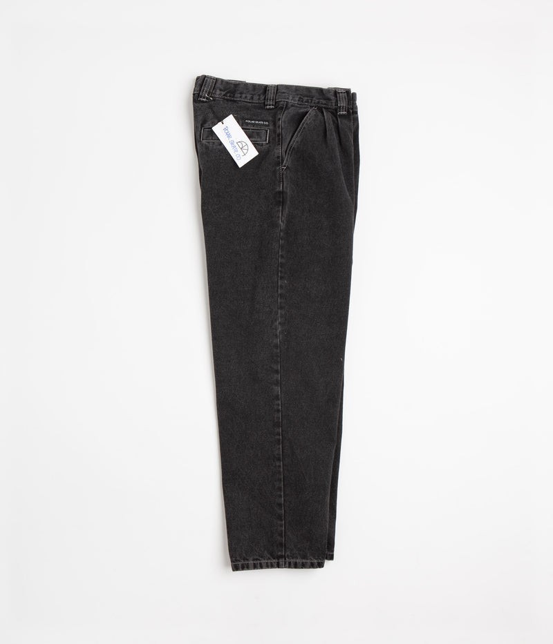 Polar Grund Chinos in Silver Black