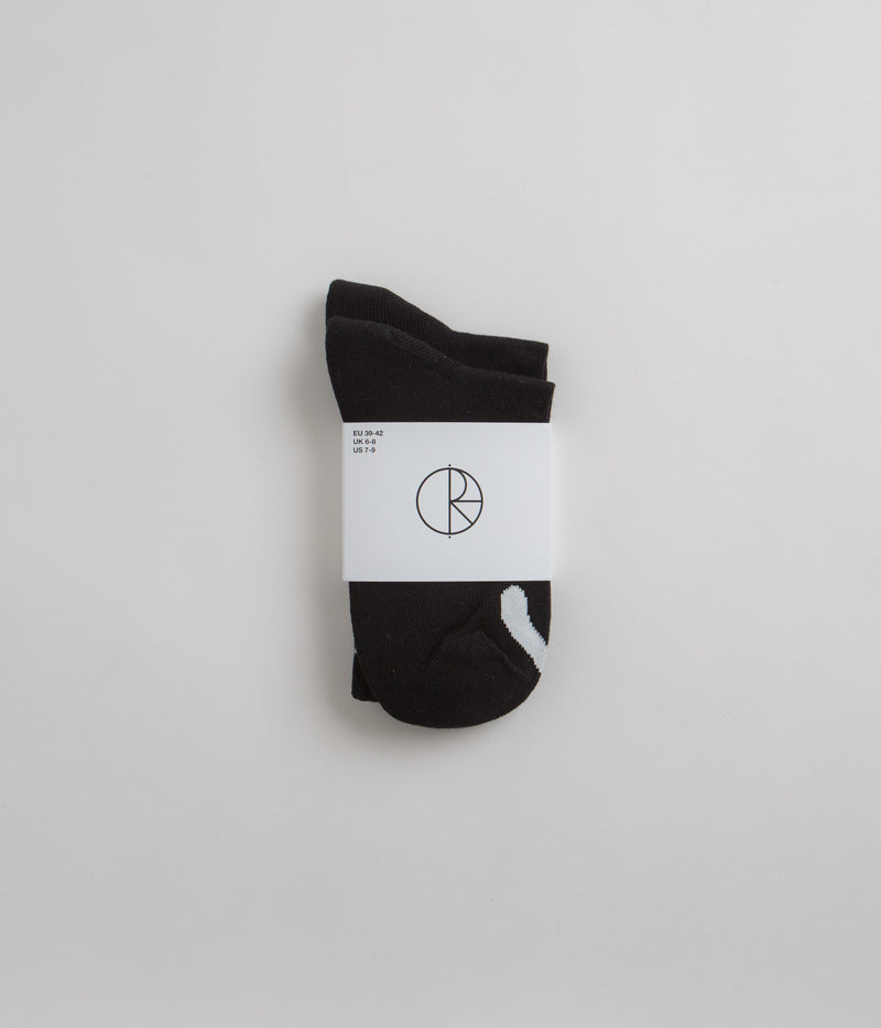 Polar Happy Sad Classic Socks in Black