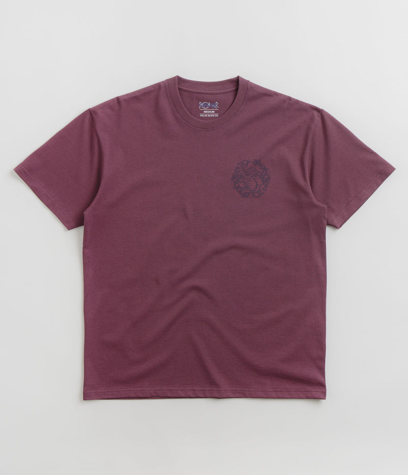 Polar Hijack T-Shirt in Plum