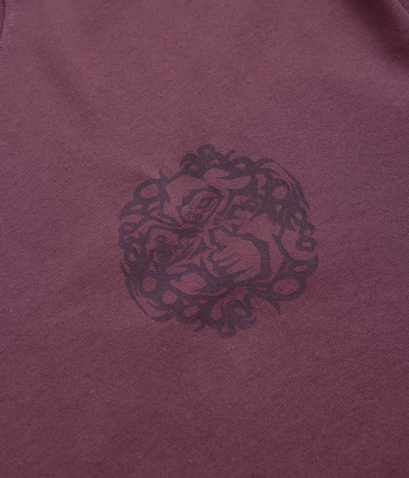 Polar Hijack T-Shirt in Plum