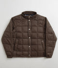 Polar Lightweight Puffer Jacket in Brown