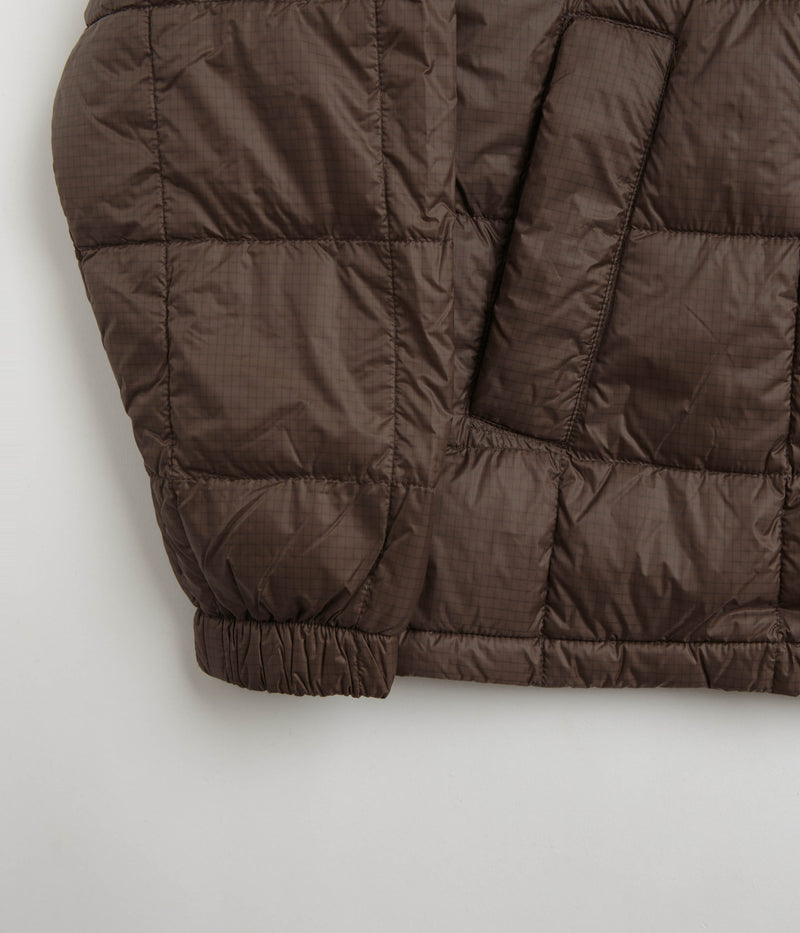 Polar Lightweight Puffer Jacket in Brown