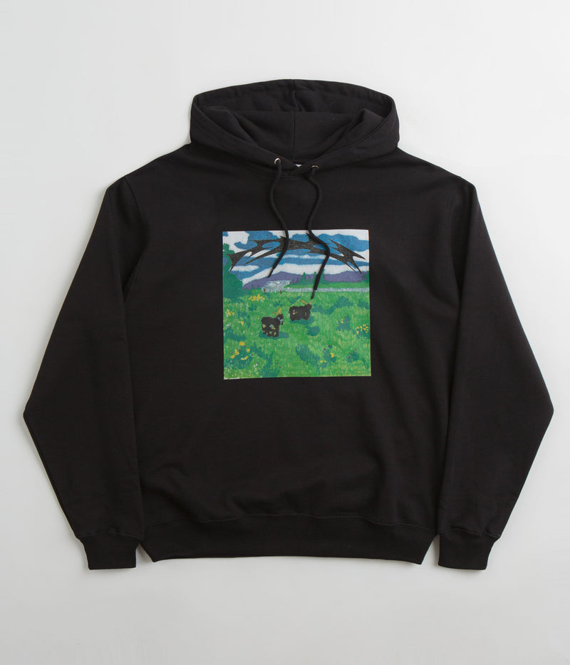 Polar Meeeh Dave Hoodie in Black