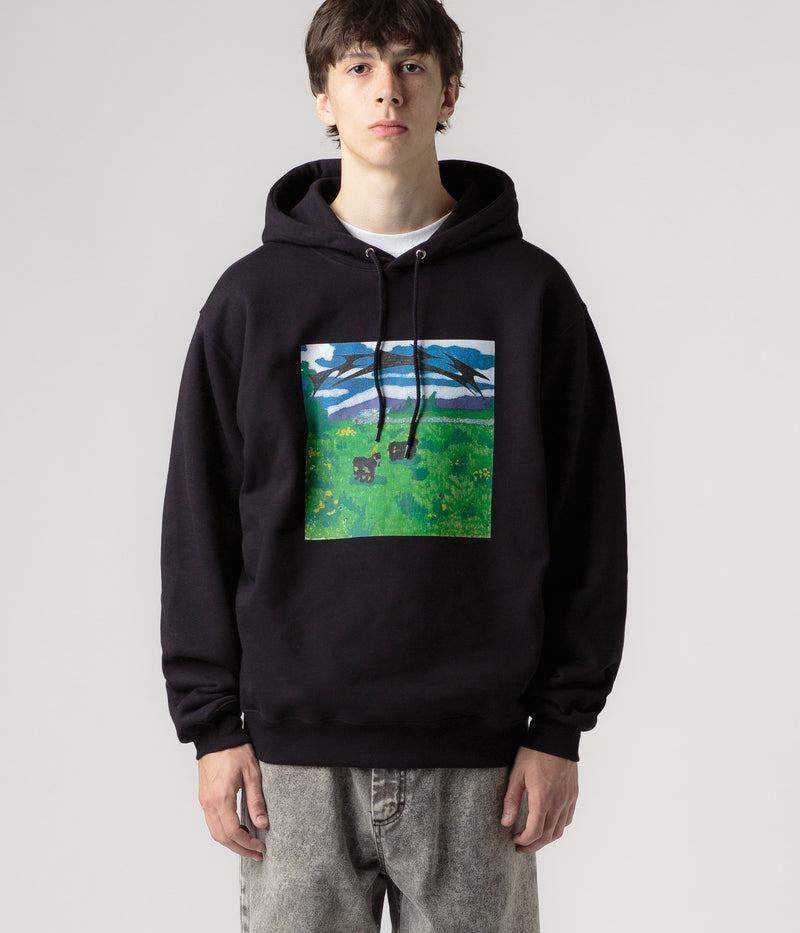 Polar Meeeh Dave Hoodie in Black
